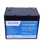 12.8V 80Ah Batería recargable Batería de iones de litio