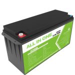 Batería de litio de gran capacidad 12.8v 150ah para almacenamiento solar casero