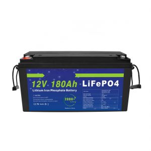 Batería de litio LiFePO4 12V 180Ah para sistemas de almacenamiento de energía solar para bicicletas eléctricas