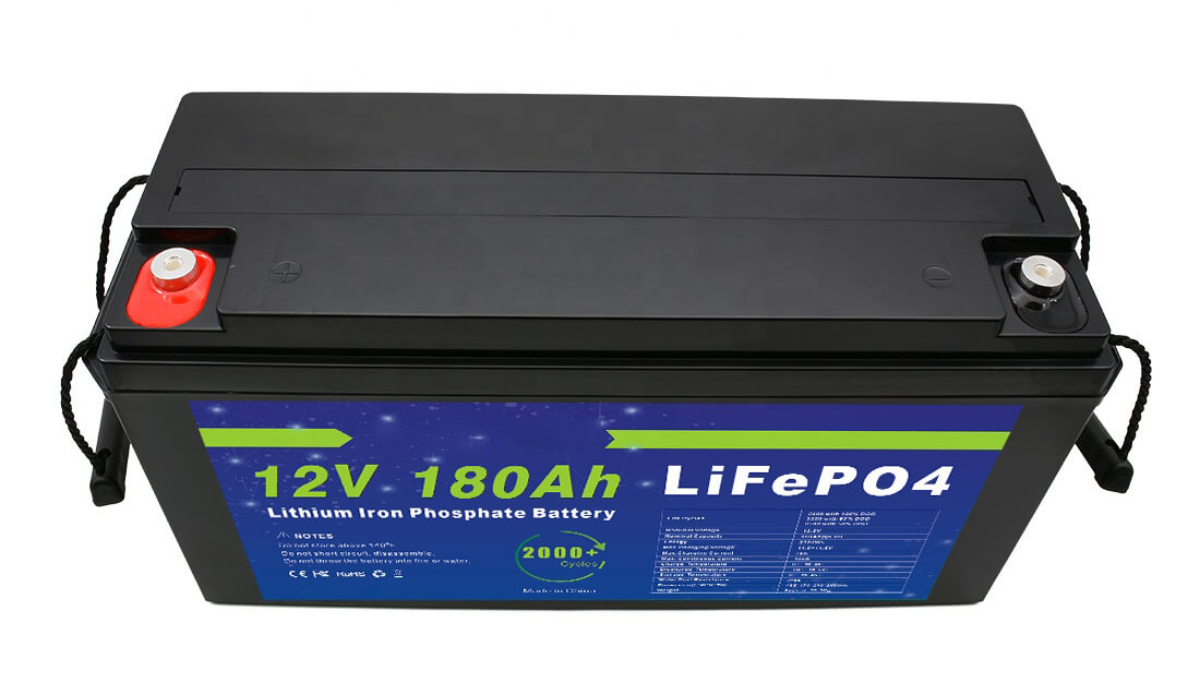 Batería Litio LiFePO4 180Ah 12V KEPWORTH: 20.000 Ciclos Para Autocaravana Y Solar (2,3kW)