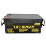 Batería adaptable 12.8v 200ah del coche eléctrico 12V Lifepo4 con la batería de 2000 ciclos de vida lifepo4