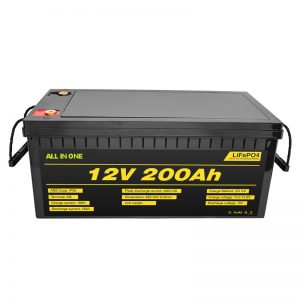 Batería adaptable 12.8v 200ah del coche eléctrico 12V Lifepo4 con la batería de 2000 ciclos de vida lifepo4