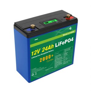 Batería de ciclo profundo solar 24v 48v 24ah Lifepo4 UPS 12v 24ah batería
