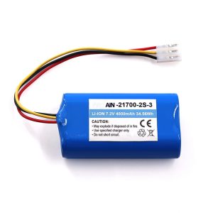 Batería de litio para linterna OEM 21700 7.2V 4800mAh Li-ion Pack