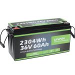 Salida de fábrica Diseño de seguridad Larga vida Marina 36v 60ah Batería Lifepo4